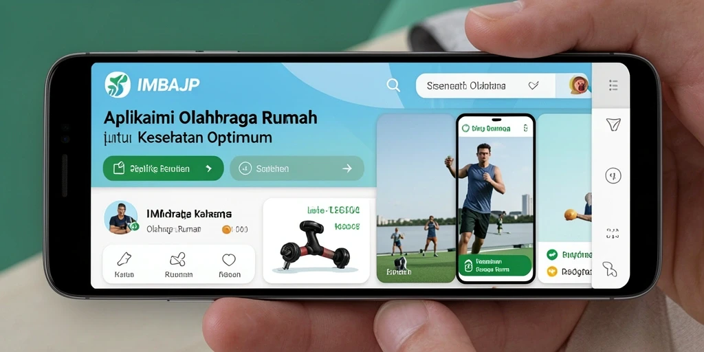 Tampilan antarmuka IMBAJP yang menarik dan mudah dinavigasi.