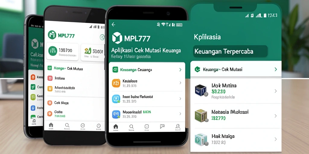 Tampilan antarmuka aplikasi Cek Mutasi MPL777 yang sederhana dan informatif.