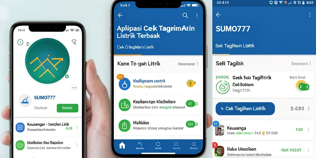 Tampilan antarmuka aplikasi SUMO777 yang modern dan informatif.