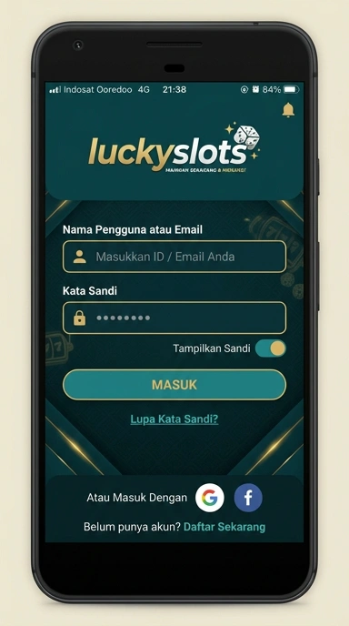 Masuk Akun luckyslots Mudah dan Cepat