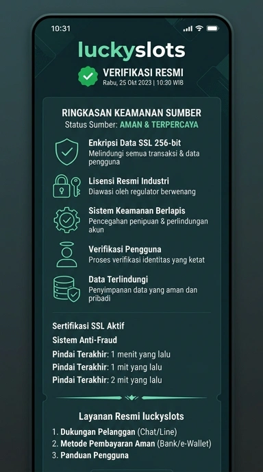 Halaman Resmi luckyslots untuk Pengguna Android Indonesia